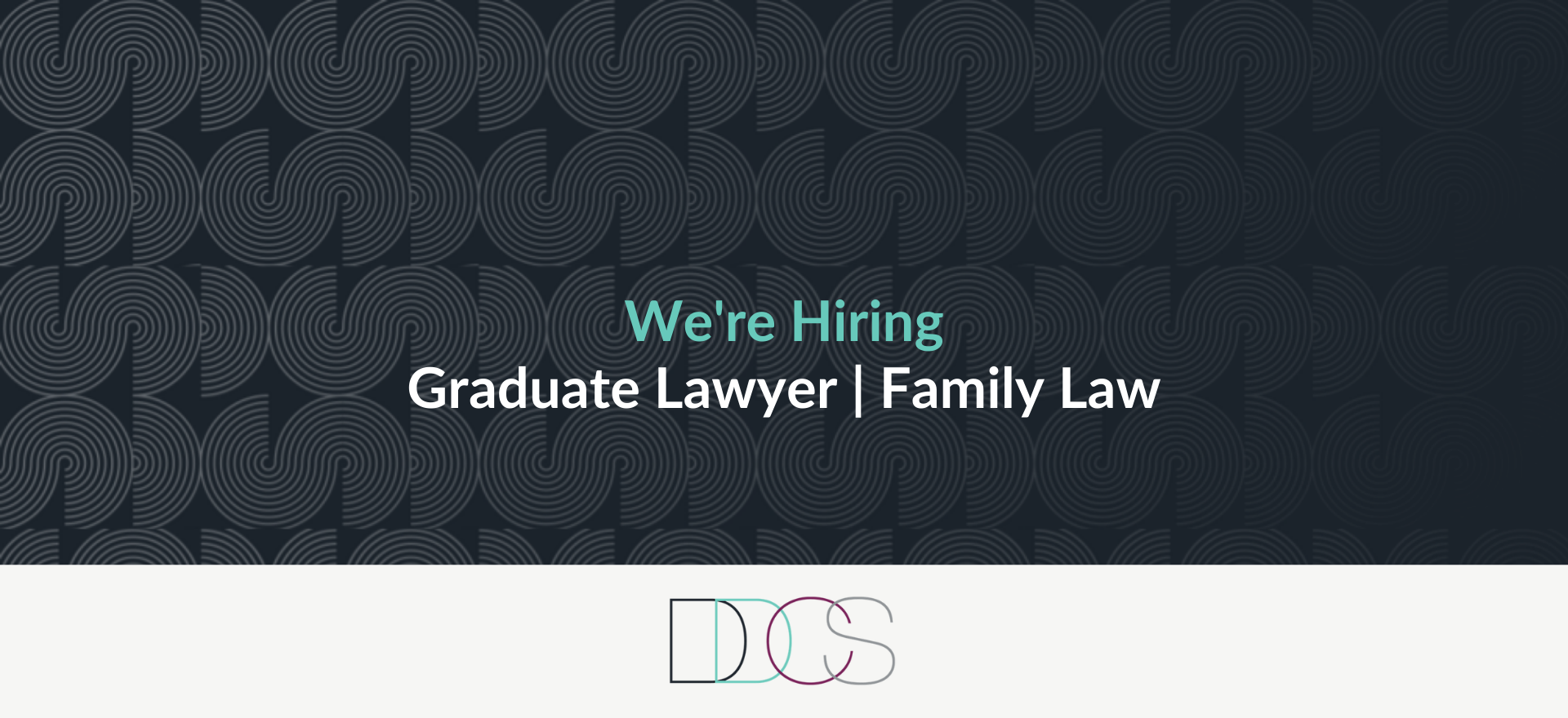 Position available for graduate lawyer interested in family law