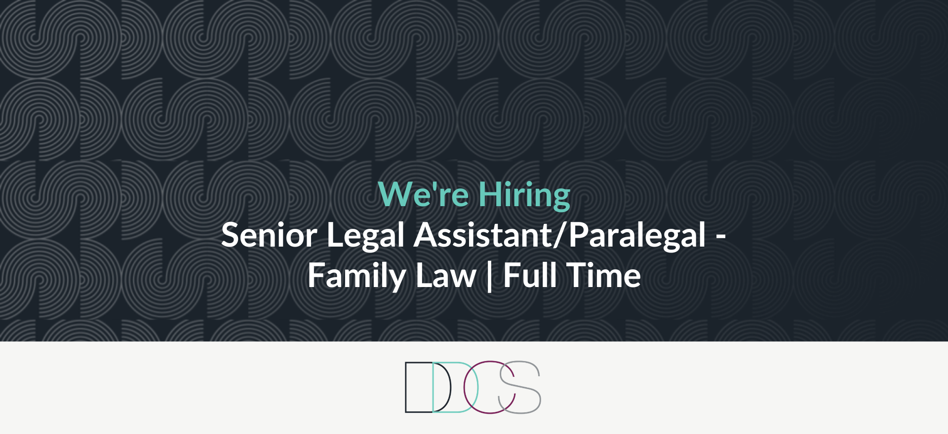 Position Available Senior Legal Assistant | November 2022